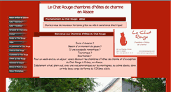 Desktop Screenshot of lechatrouge-alsace.fr