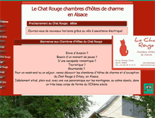 Tablet Screenshot of lechatrouge-alsace.fr